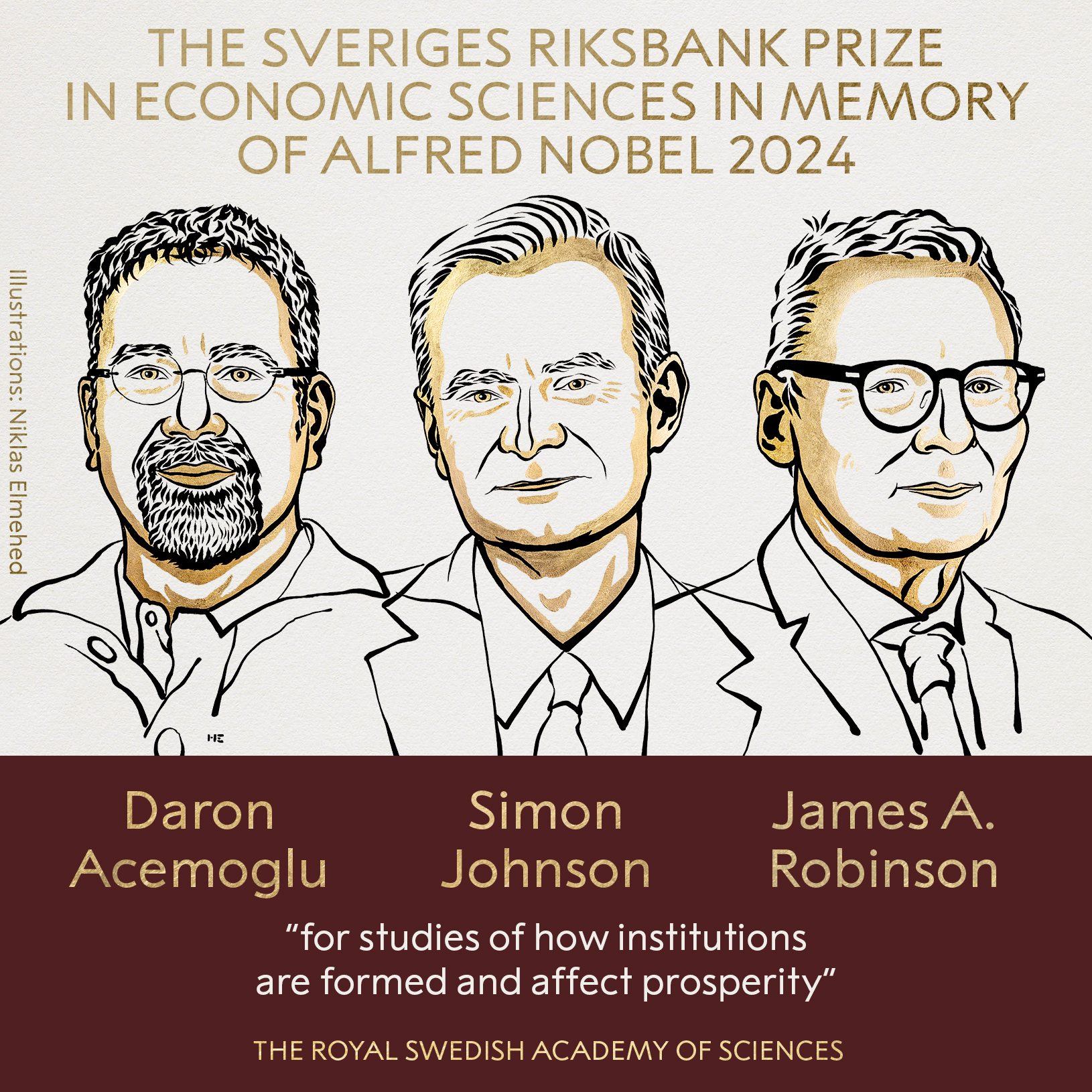 Nobel Prize 2024 winners in Economic Sciences announced RBCUkraine